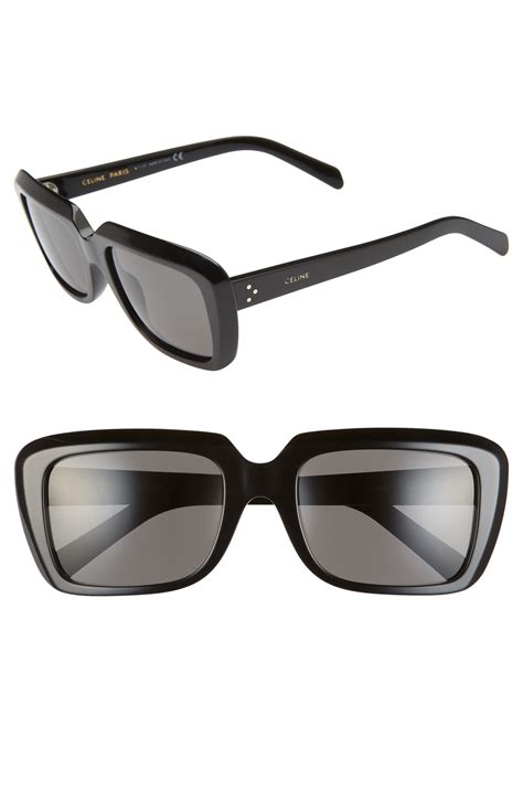 celine 57mm square sunglasses